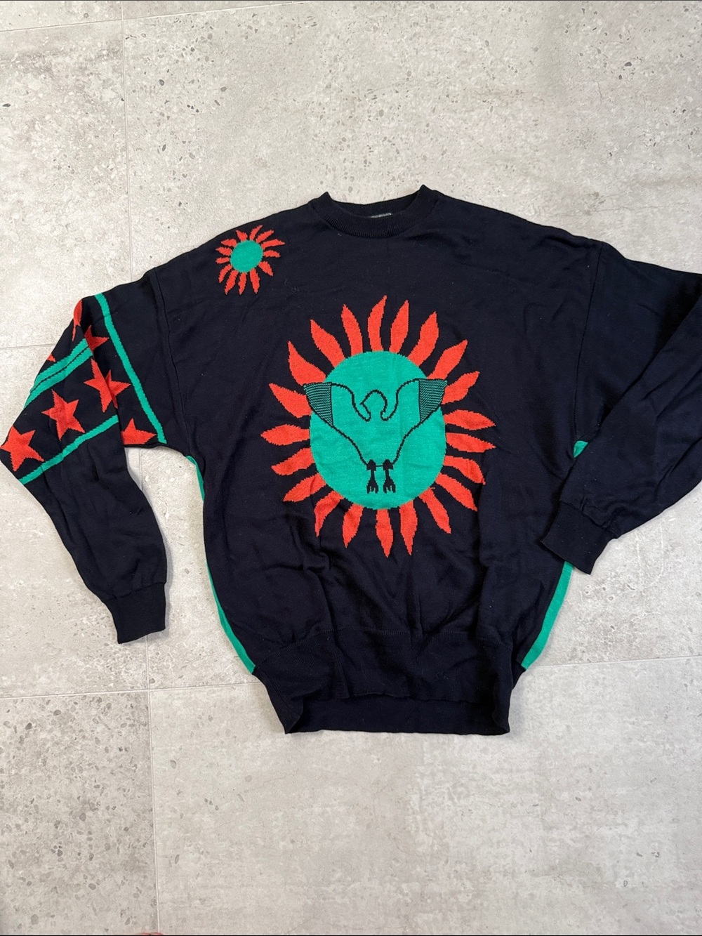 Istante Graphic Crewneck Sweater size M